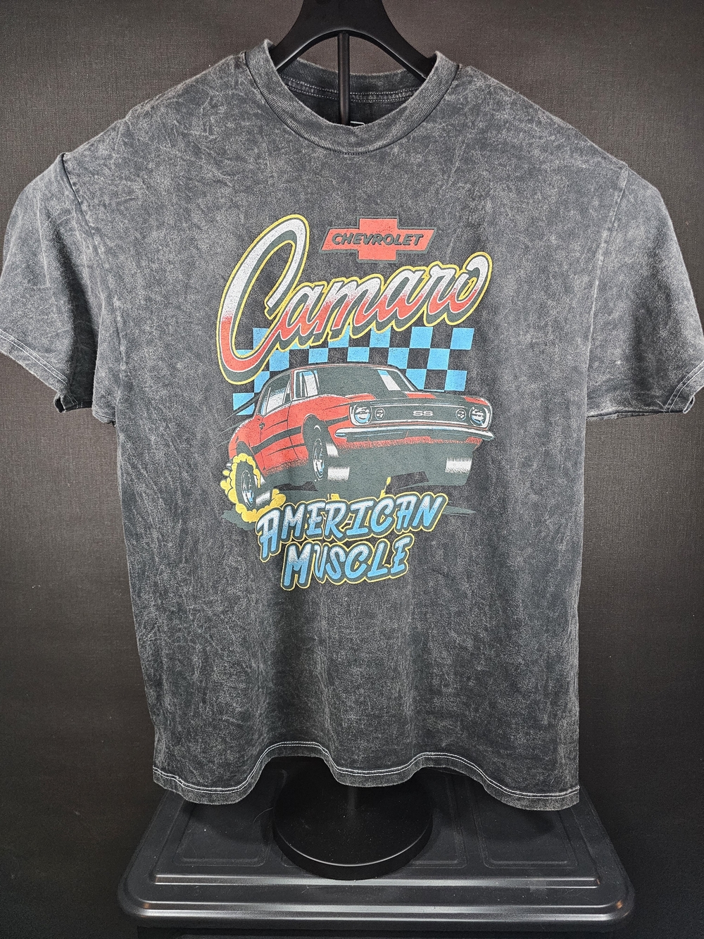 Camaro American Muscle Graphic Tee - Charcoal Black